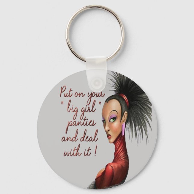 Llavero Keychain "Panties Big Chicas" (Anverso)