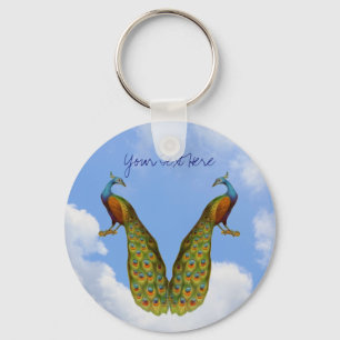 Llavero Keychain para animales del cielo azul