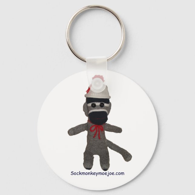 Llavero Keychain para el mono de Baby Sock (Anverso)
