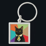 Llavero Keychain para gatos de negocios de personalizado<br><div class="desc">Emilio,  más conocido como un gato de negocios,  se convirtió en un meme de internet el 1 de enero de 2011 cuando la novia de su dueño publicó una foto suya usando corbata en un foro en línea.</div>