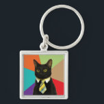 Llavero Keychain para gatos de negocios de personalizado<br><div class="desc">Emilio,  más conocido como un gato de negocios,  se convirtió en un meme de internet el 1 de enero de 2011 cuando la novia de su dueño publicó una foto suya usando corbata en un foro en línea.</div>