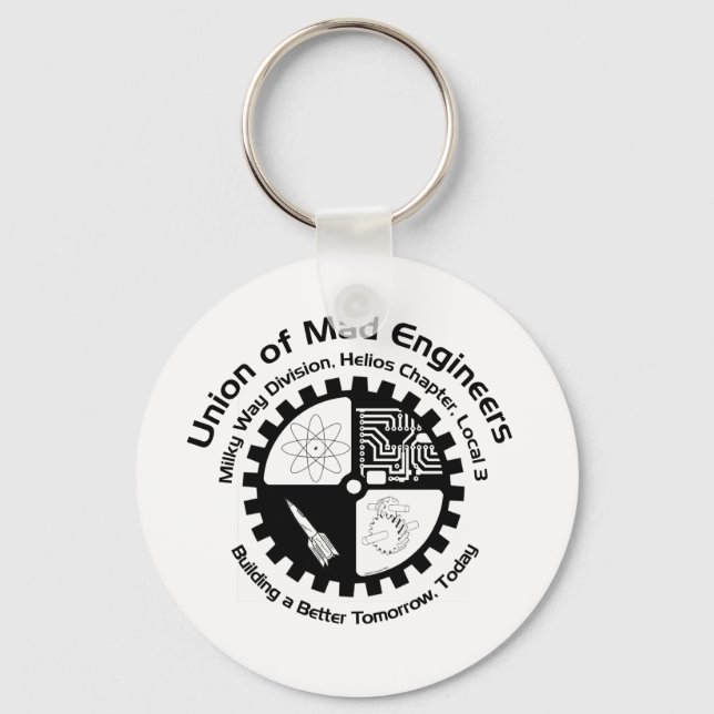 Llavero Keychain para Ingenieros Mad (Anverso)