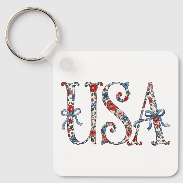 Llavero   Keychain Patriotic US 250th Anniversary Keychain (Anverso)