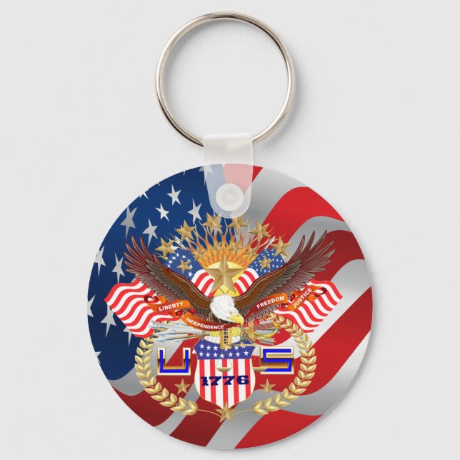Llavero Keychain patriótico (Anverso)