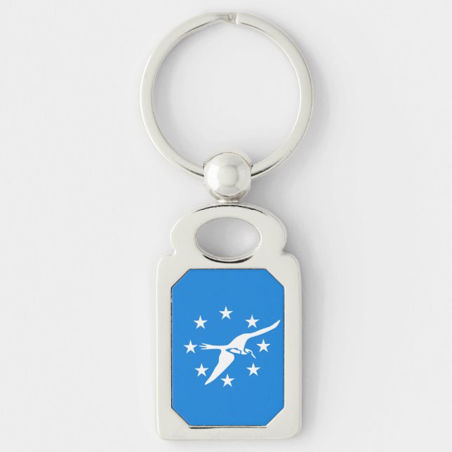 Llavero Keychain patriótico con bandera de Corpus Christi (Anverso)