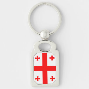 Llavero Keychain patriótico con bandera de Georgia