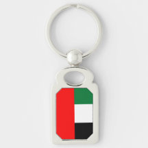 Keychain patriótico con bandera de los EAU