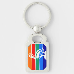 Llavero Keychain patriótico con bandera de San Petersburgo