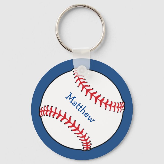 Llavero Keychain Patriótico de Béisbol (Anverso)