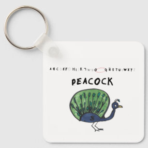 Llavero Keychain Peacock