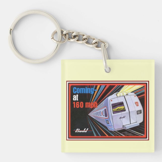 Llavero Keychain Pennsylvania Railroad Metroliner 1967 (Frente)
