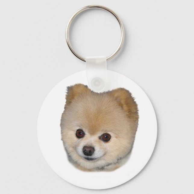 Llavero Keychain Perro Pomerano (Anverso)
