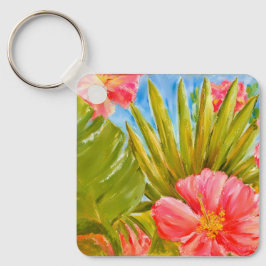 Llavero Keychain personalizable estilo Hawaii