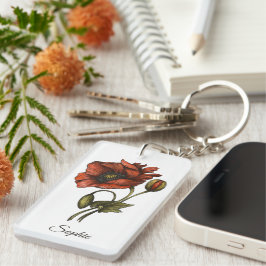 Llavero Keychain personalizada de la flor de parto de agos