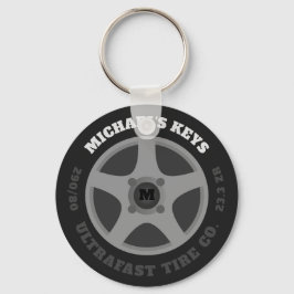 Llavero Keychain personalizada de su nombre Tire Co.