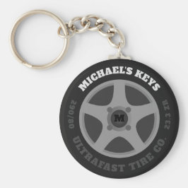 Llavero Keychain personalizada de su nombre Tire Co.
