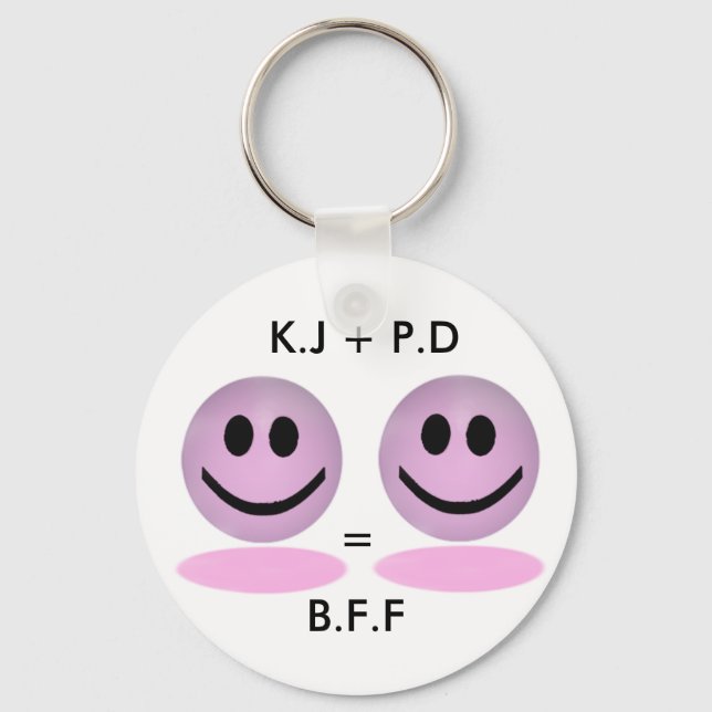 Llavero Keychain Personalizado B.F. (Anverso)