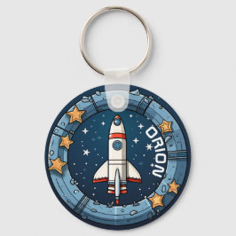 Llavero Keychain personalizado de cohetes para aventuras e