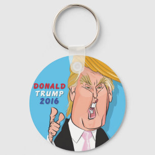 Llavero Keychain Personalizado de Donald Trump 2016