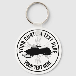 Llavero Keychain Personalizado de iconos para Snowmobile