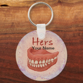 Llavero Keychain personalizado de la abuela de los dientes