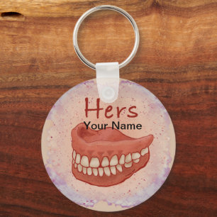 Llavero Keychain personalizado de la abuela de los dientes