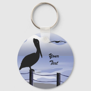 Llavero Keychain Personalizado de la costa del océano Pelí