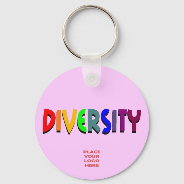 Llavero Keychain Personalizado de la diversidad (Anverso)