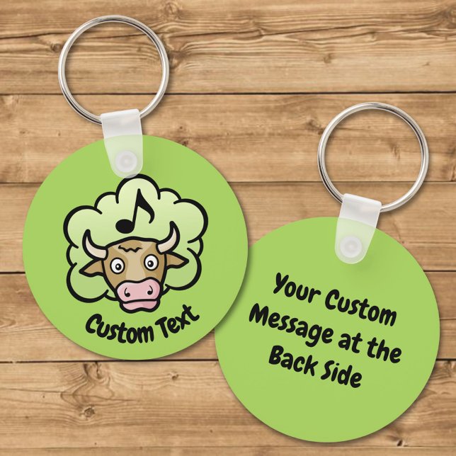 Llavero Keychain Personalizado de metano de vaca (Subido por el creador)