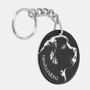 Llavero Keychain Personalizado de Perro de Terranova