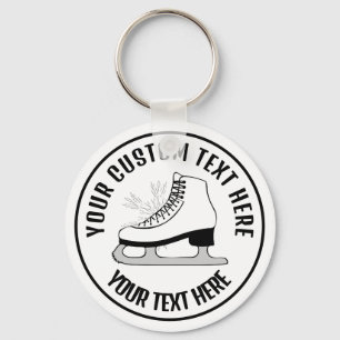 Llavero Keychain Personalizado del icono de patinaje sobre
