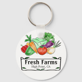 Llavero Keychain, Personalizado del mercado de agricultore