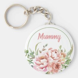 Llavero Keychain Personalizado Floral De bonito Para Mamá