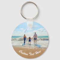 Keychain Personalizado personalizada de texto y fo