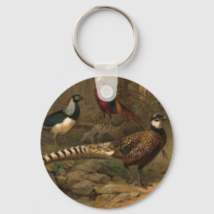 Llavero Keychain Pheasants