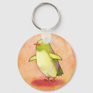 Llavero Keychain pingüino verde