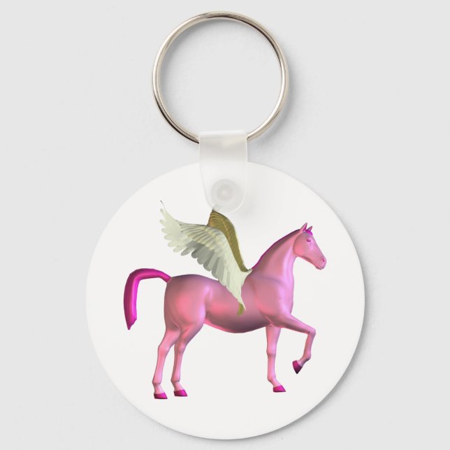 Llavero Keychain Pink Pegasus (Anverso)