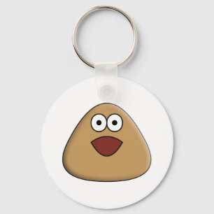 Llavero Keychain - Pou emocionado