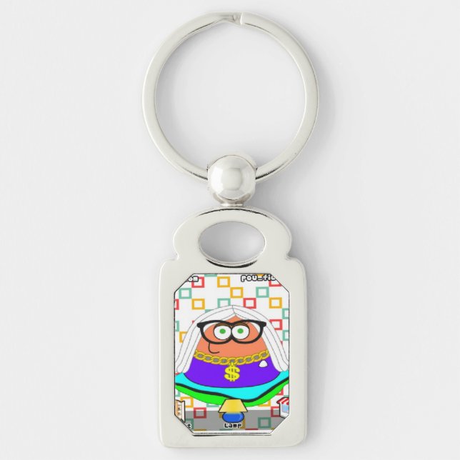 Llavero Keychain Pou Fiofofo (Anverso)