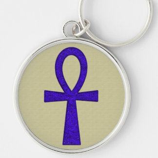 Llavero Keychain Premium de Blue Ankh Square