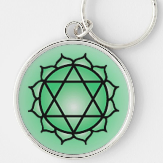 Llavero Keychain Premium de Heart Chakra (Frente)