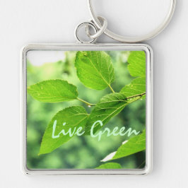 Llavero Keychain Premium de 'Live Green'