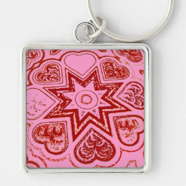 Llavero Keychain Premium de 'Mi corazón' (Rosa)