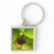 Keychain Premium Square Bird Nest