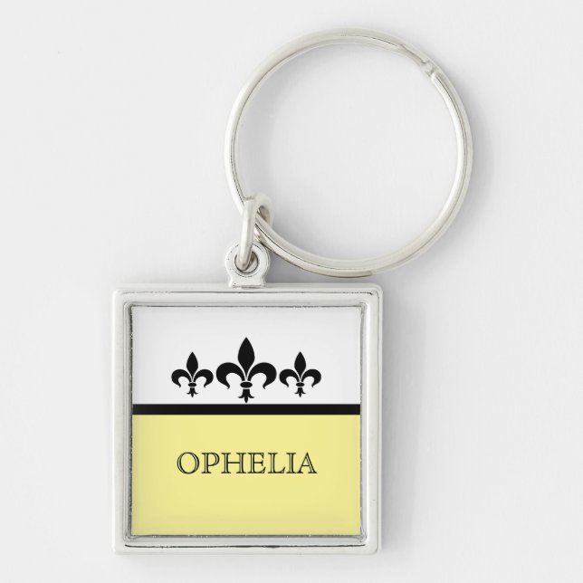 Llavero Keychain Premium Swanky Fleur De Lis (Frente)