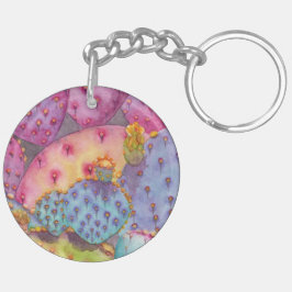 Llavero Keychain Pricky Pear Cactus Arte Original