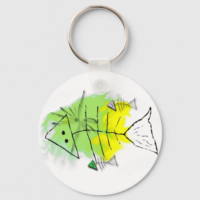 Llavero Keychain Primitive Fish (Anverso)