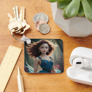 Llavero Keychain Princesa de danza fotográfica