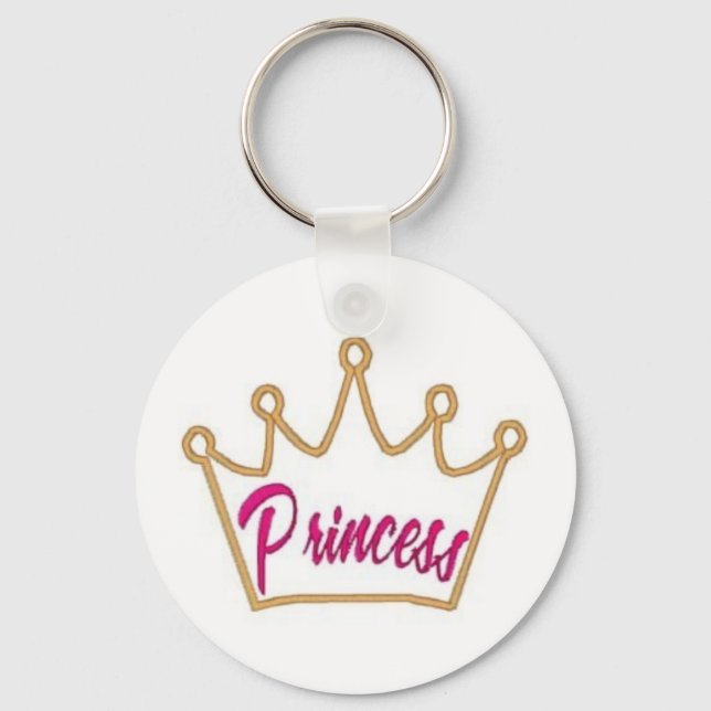 Llavero Keychain Princesa por Lillianmadison.com (Anverso)