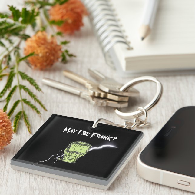 Llavero Keychain, ¿puedo ser Frank, Frankenstein? (Frente Derecha)